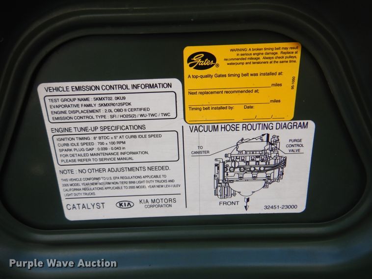 image for item IG9550 2005 Kia Sportage  SUV