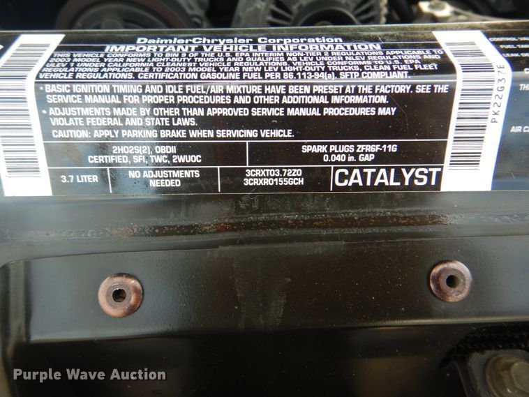 image for item IG9563 2003 Jeep Liberty  SUV