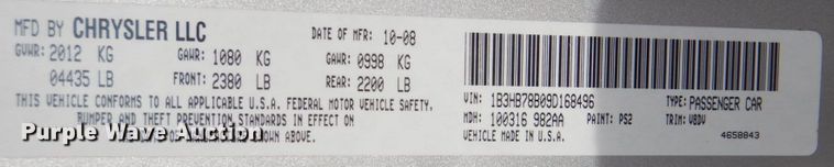 image for item IG9565 2009 Dodge Caliber