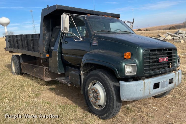 image for item IJ9581 2000 GMC C6500  dump truck