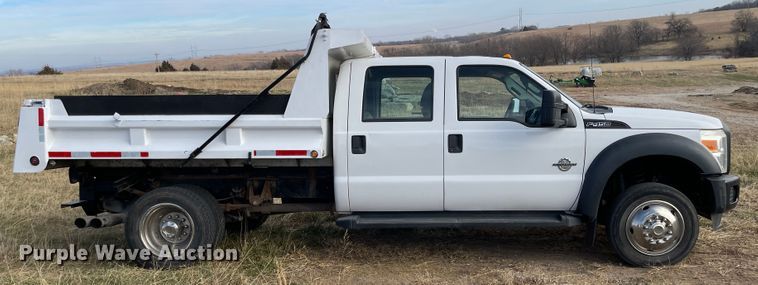 image for item IJ9583 2012 Ford F450 Super Duty XL  Crew Cab dump truck