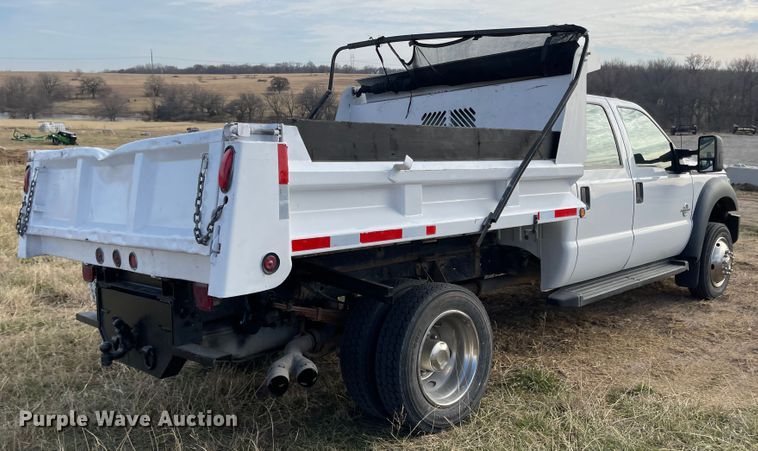 image for item IJ9583 2012 Ford F450 Super Duty XL  Crew Cab dump truck