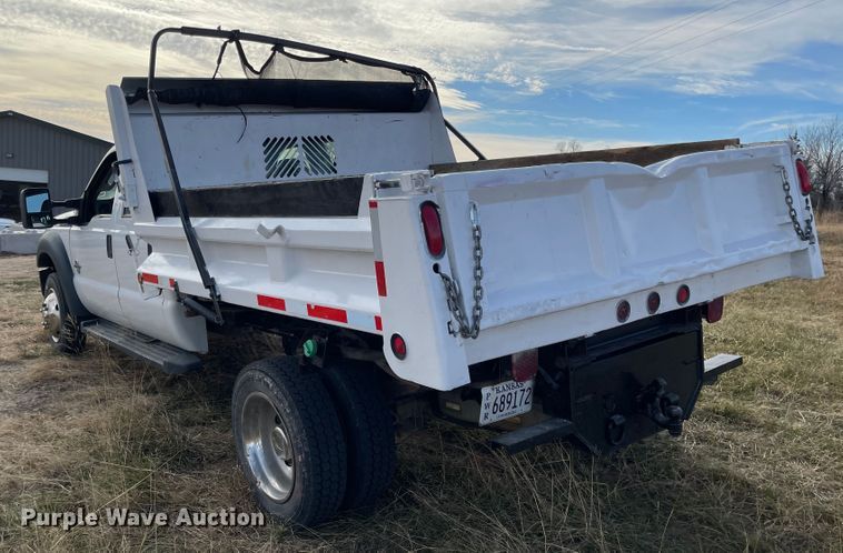 image for item IJ9583 2012 Ford F450 Super Duty XL  Crew Cab dump truck
