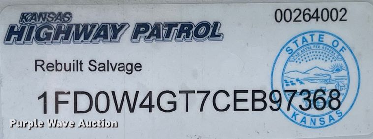 image for item IJ9583 2012 Ford F450 Super Duty XL  Crew Cab dump truck