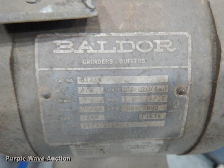 image for item IO9627 Baldor  grinder/wire wheel