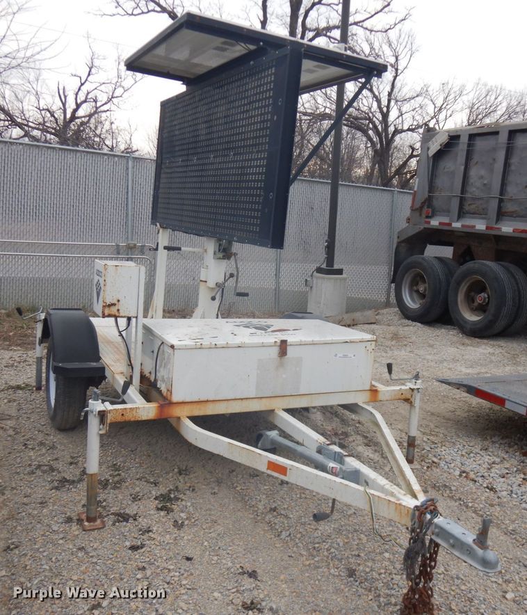 image for item IO9630 Trafcon  message board trailer