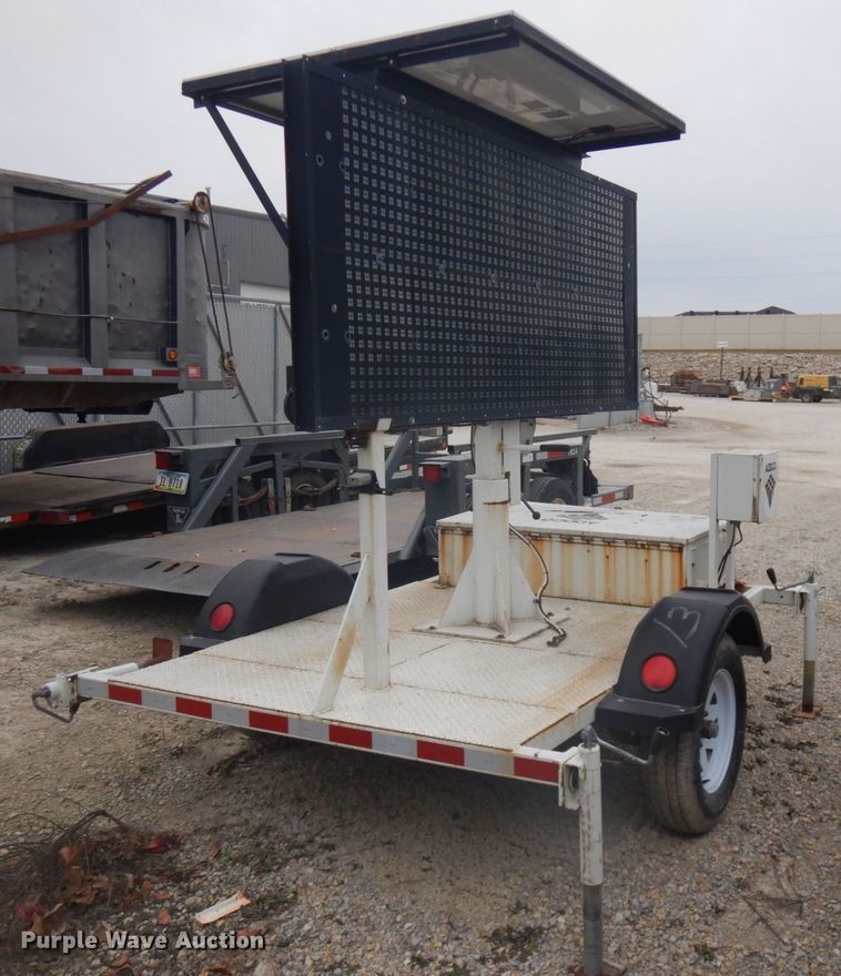 image for item IO9630 Trafcon  message board trailer