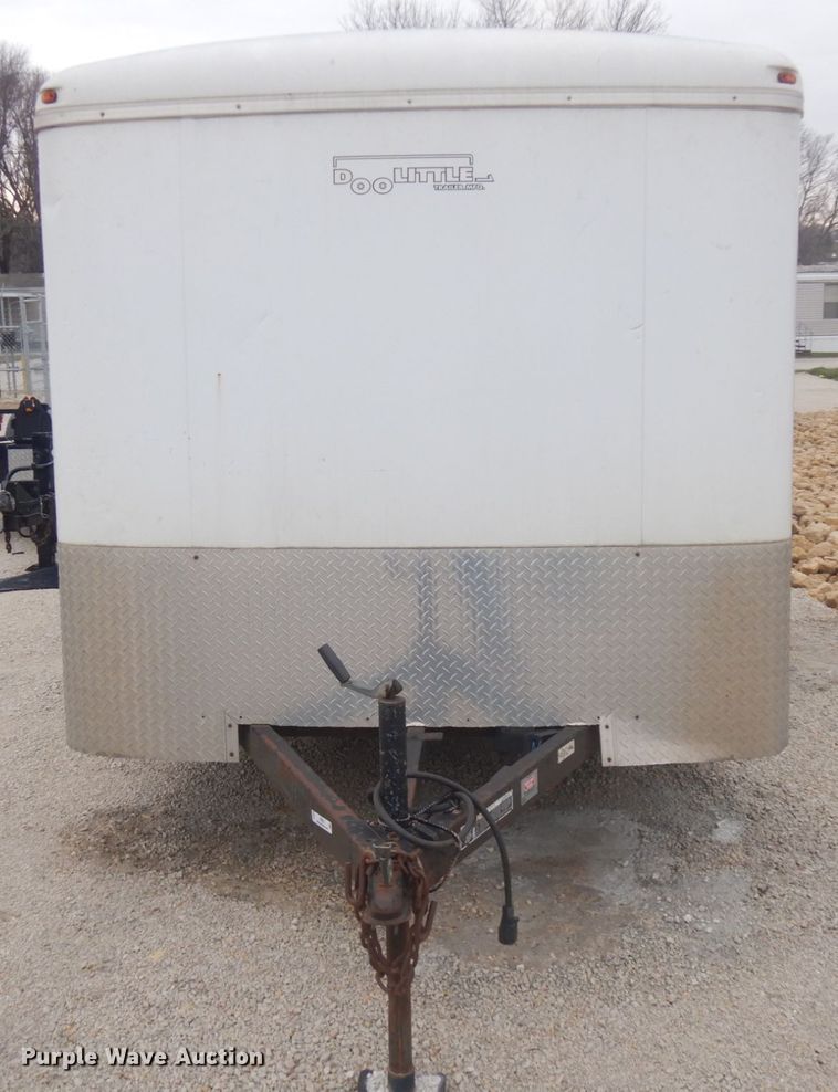 image for item IO9632 2008 Doolittle  enclosed cargo trailer
