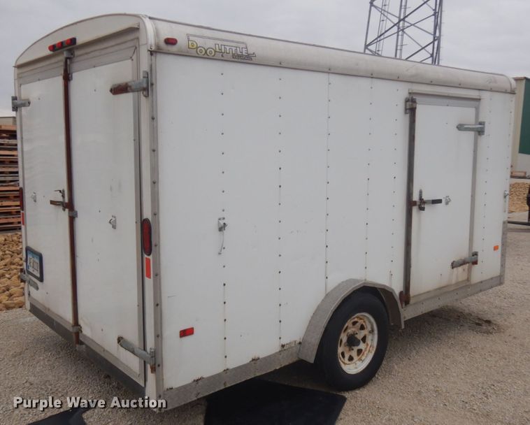 image for item IO9632 2008 Doolittle  enclosed cargo trailer