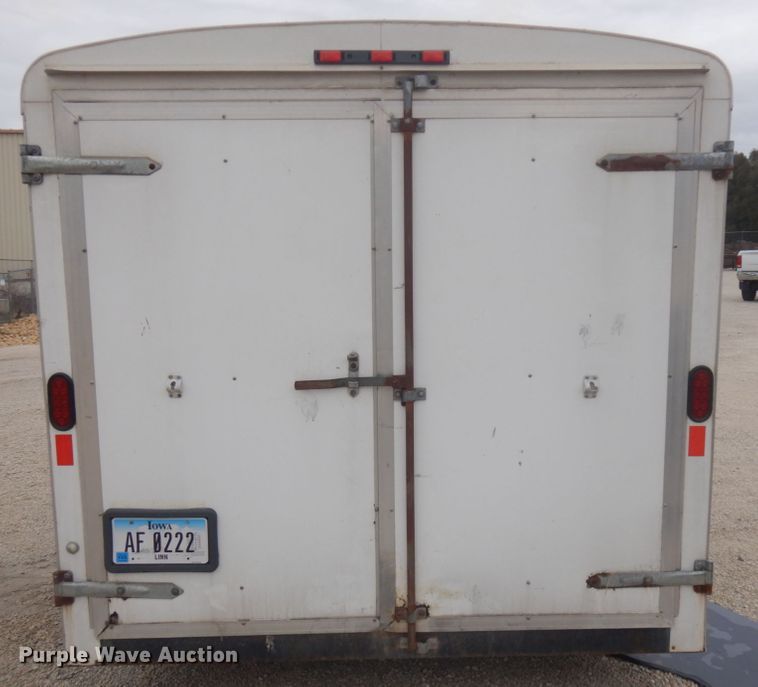image for item IO9632 2008 Doolittle  enclosed cargo trailer