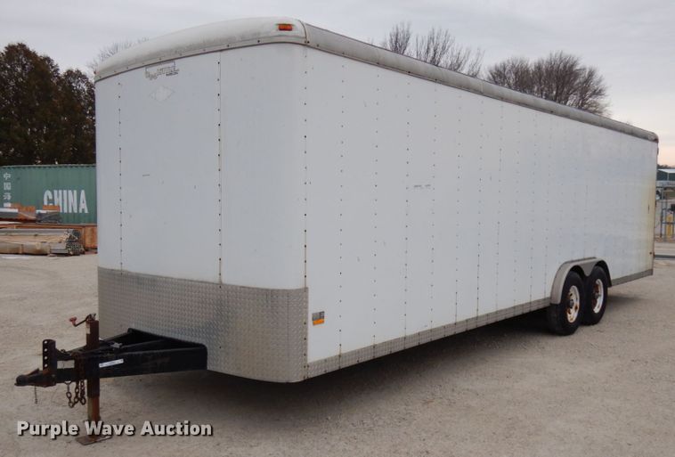 image for item IO9634 2003 Doolittle  enclosed cargo trailer