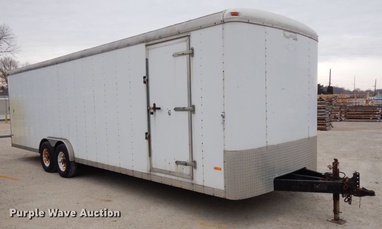 image for item IO9634 2003 Doolittle  enclosed cargo trailer