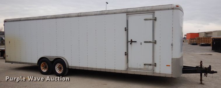 image for item IO9634 2003 Doolittle  enclosed cargo trailer