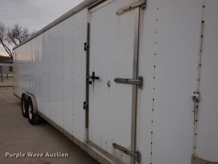 image for item IO9634 2003 Doolittle  enclosed cargo trailer