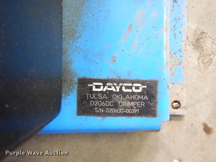 image for item IO9665 Drayco D206DC  hose crimper