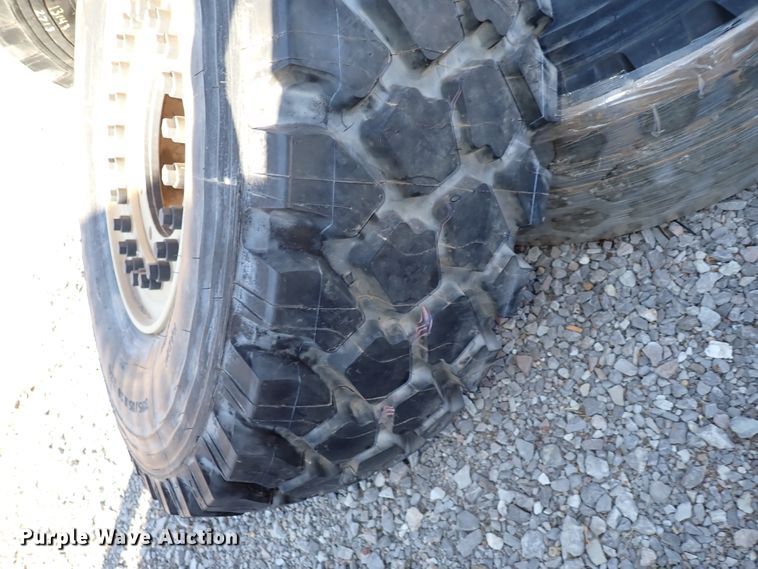 image for item IS9332 (4) Michelin 395/85R20 tires and wheels