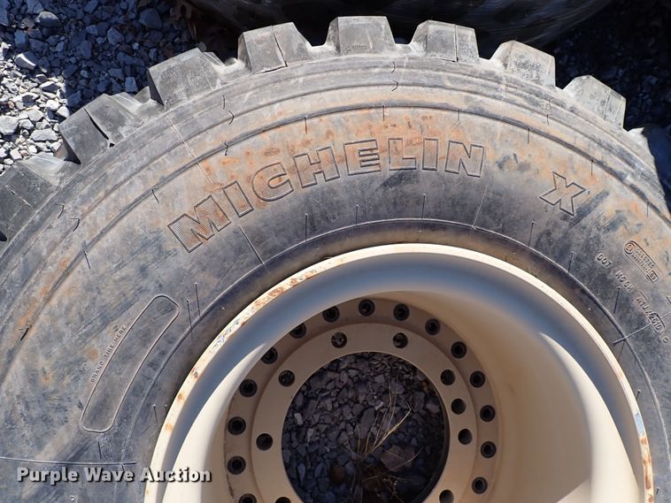 image for item IS9332 (4) Michelin 395/85R20 tires and wheels