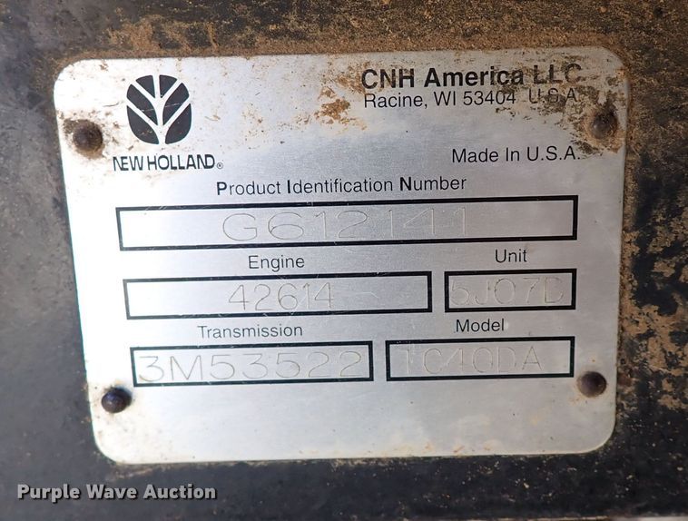 image for item IS9384 New Holland TC40DA  MFWD tractor