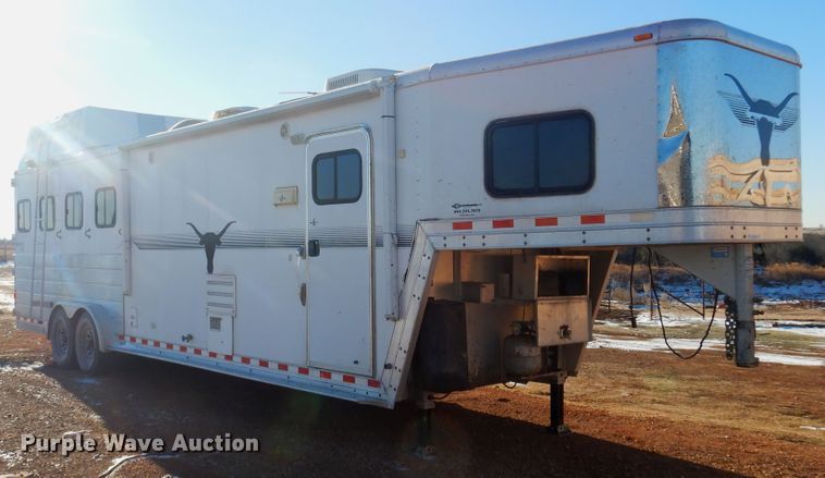 image for item JJ9734 2004 Kiefer Built Genesis X-480  livestock trailer