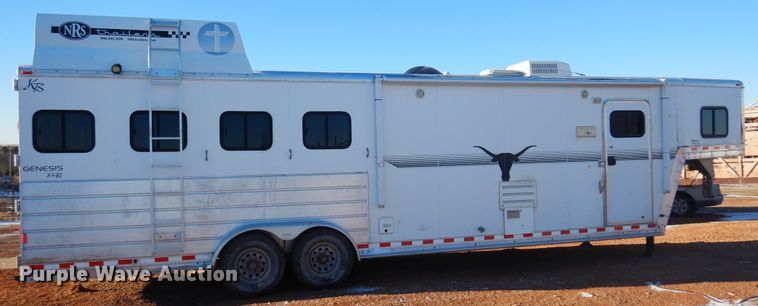 image for item JJ9734 2004 Kiefer Built Genesis X-480  livestock trailer