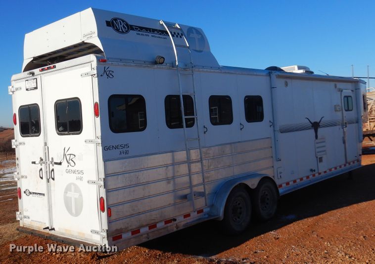 image for item JJ9734 2004 Kiefer Built Genesis X-480  livestock trailer