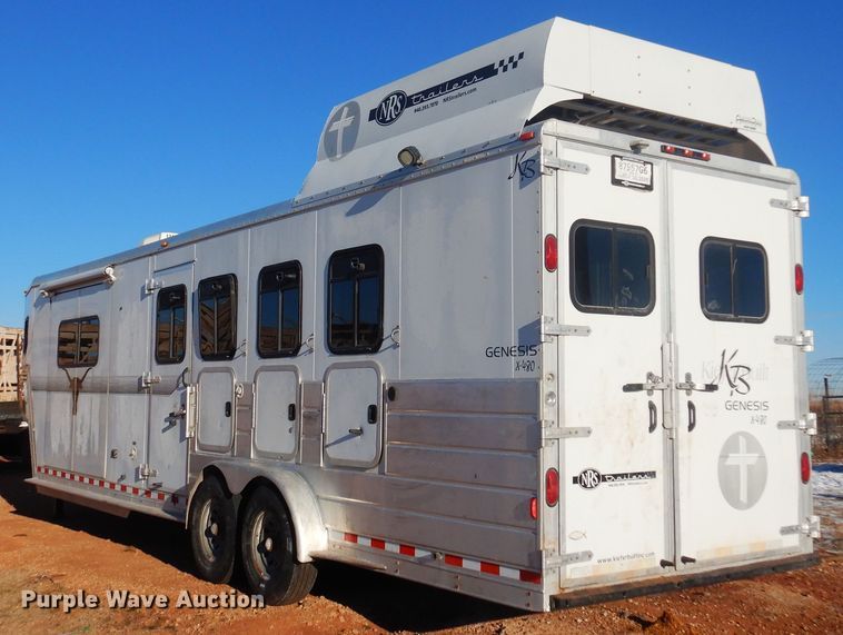image for item JJ9734 2004 Kiefer Built Genesis X-480  livestock trailer
