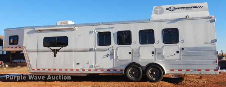 image for item JJ9734 2004 Kiefer Built Genesis X-480  livestock trailer