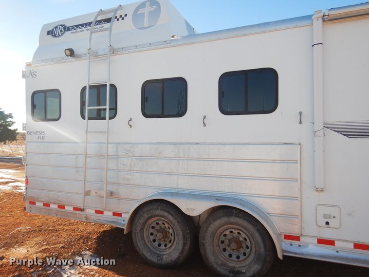 image for item JJ9734 2004 Kiefer Built Genesis X-480  livestock trailer