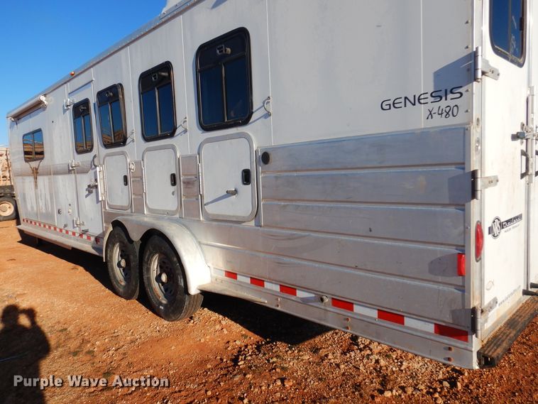 image for item JJ9734 2004 Kiefer Built Genesis X-480  livestock trailer