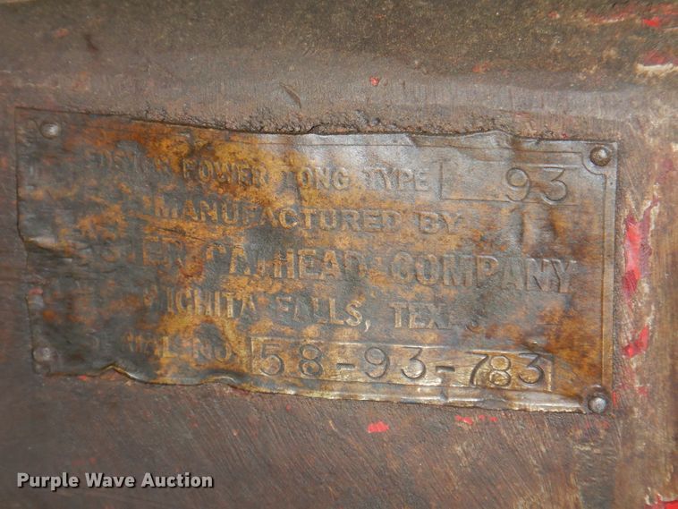 image for item JJ9758 Faster Cathead  power tongs