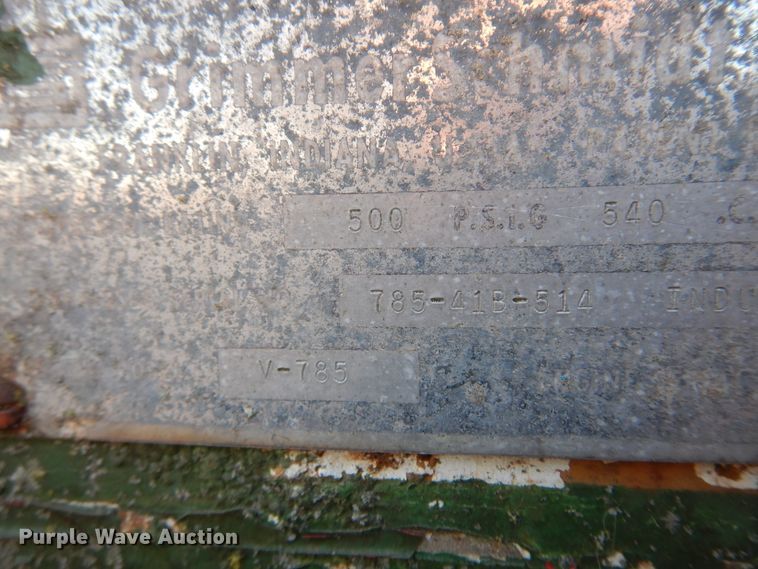 image for item JJ9759 Grimmer V-785  air compressor