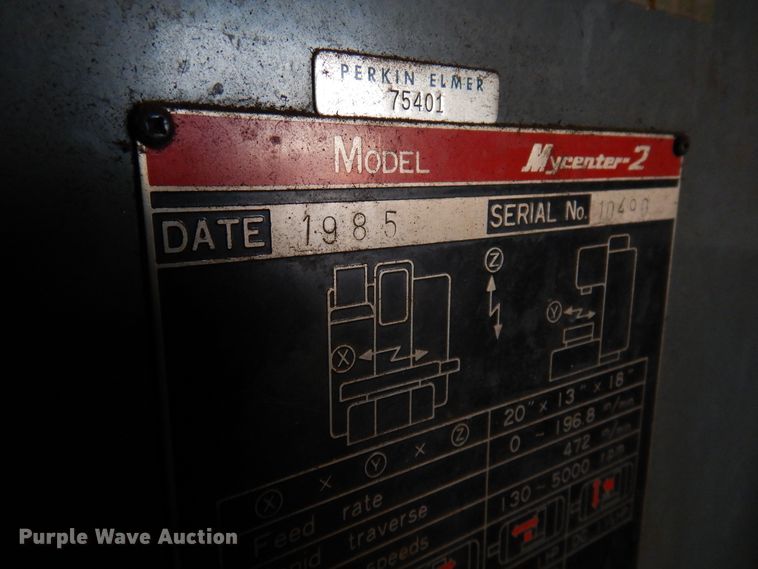 image for item JJ9769 Haas Mycenter-2  CNC mill