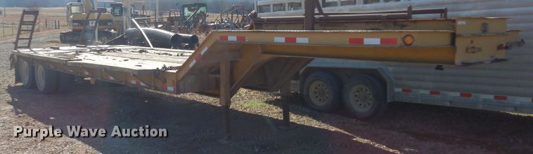 image for item JJ9808 1988  Shop built equipment trailer