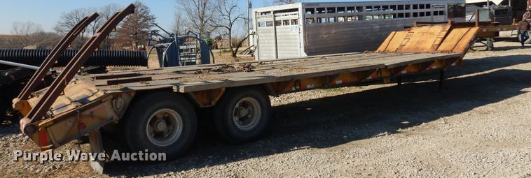 image for item JJ9808 1988  Shop built equipment trailer