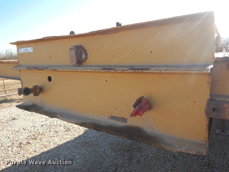 image for item JJ9808 1988  Shop built equipment trailer