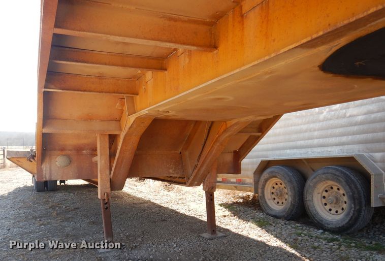 image for item JJ9808 1988  Shop built equipment trailer