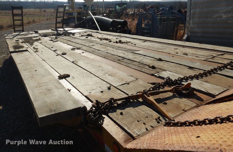 image for item JJ9808 1988  Shop built equipment trailer