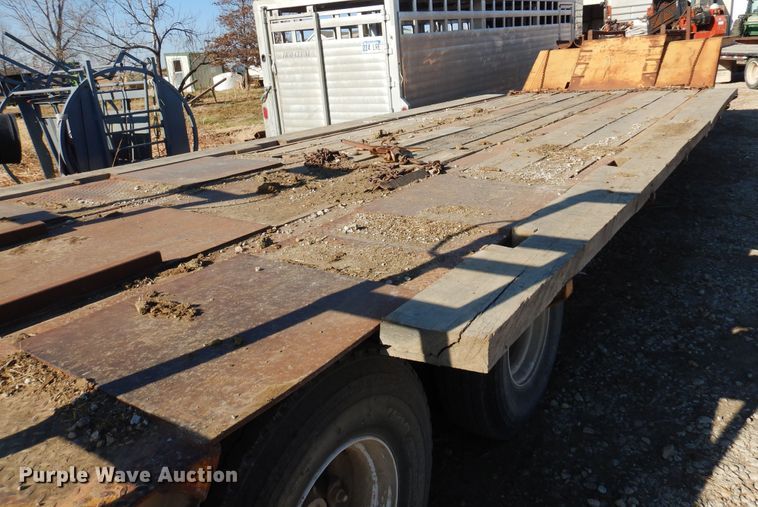 image for item JJ9808 1988  Shop built equipment trailer