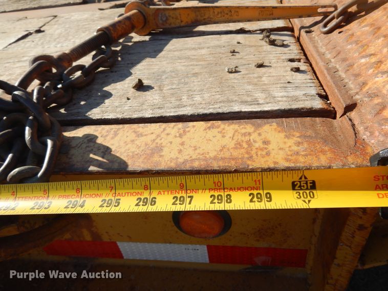 image for item JJ9808 1988  Shop built equipment trailer