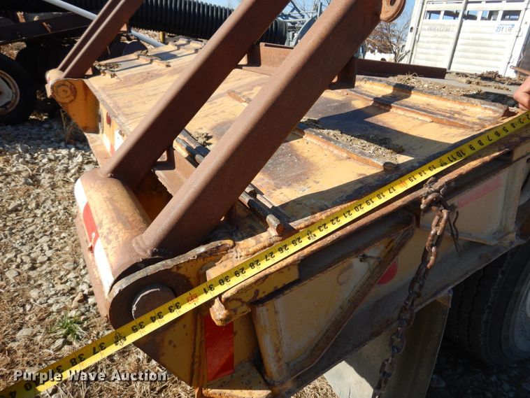 image for item JJ9808 1988  Shop built equipment trailer