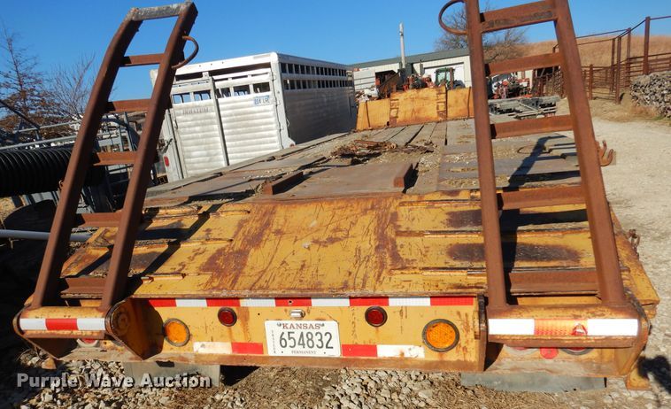 image for item JJ9808 1988  Shop built equipment trailer