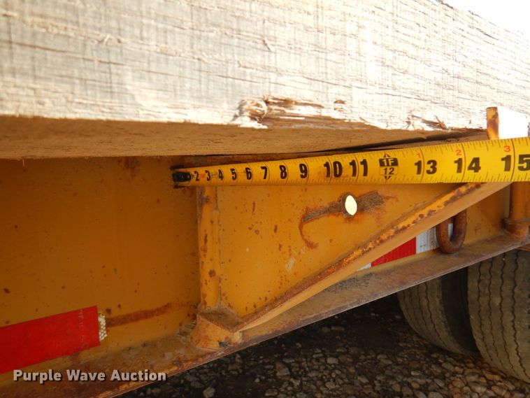 image for item JJ9808 1988  Shop built equipment trailer