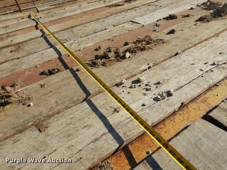 image for item JJ9808 1988  Shop built equipment trailer