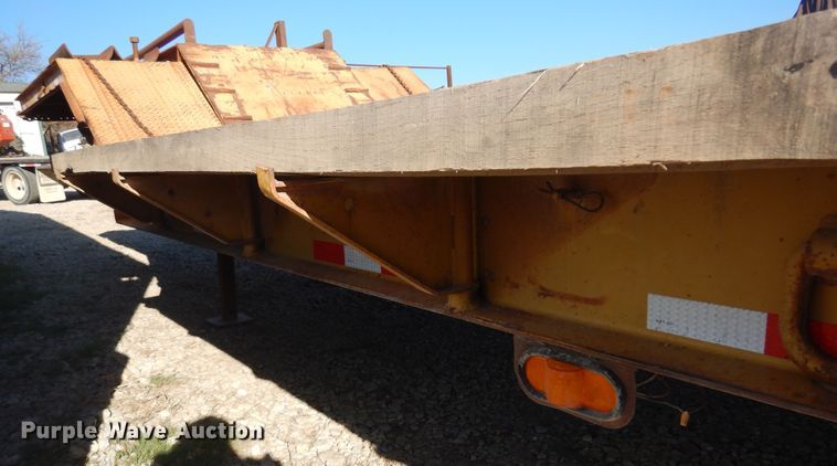 image for item JJ9808 1988  Shop built equipment trailer