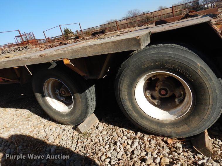 image for item JJ9808 1988  Shop built equipment trailer