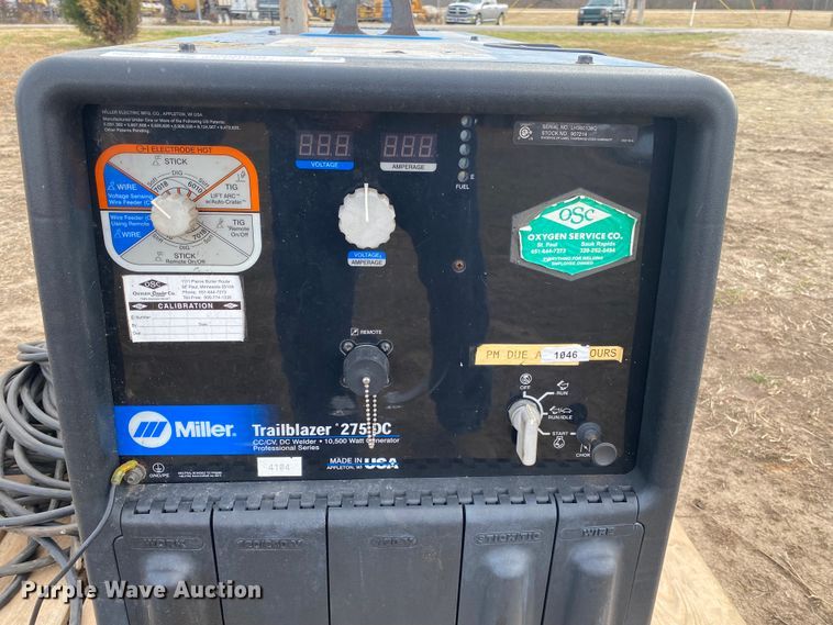 image for item JN9099 Miller Trailblazer 275 DC  welder