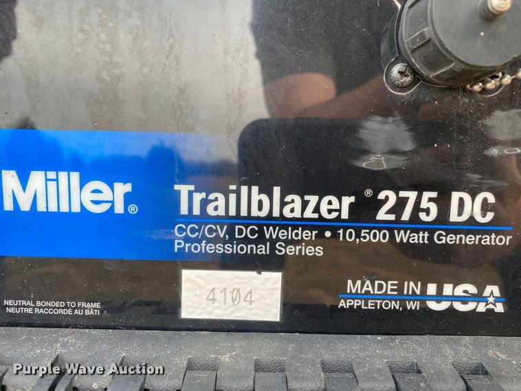image for item JN9099 Miller Trailblazer 275 DC  welder