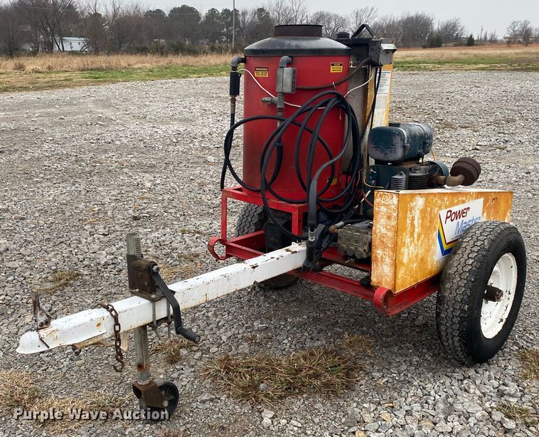 image for item JN9127 Power Master 4315  pressure washer trailer