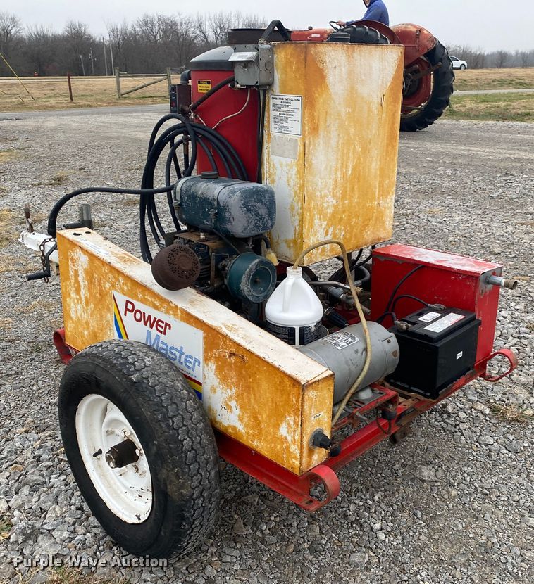image for item JN9127 Power Master 4315  pressure washer trailer