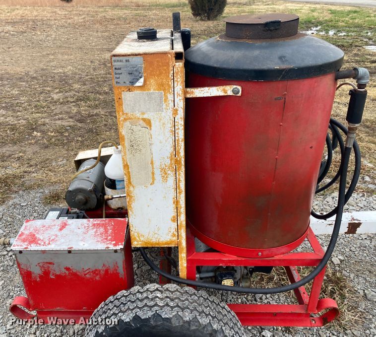 image for item JN9127 Power Master 4315  pressure washer trailer